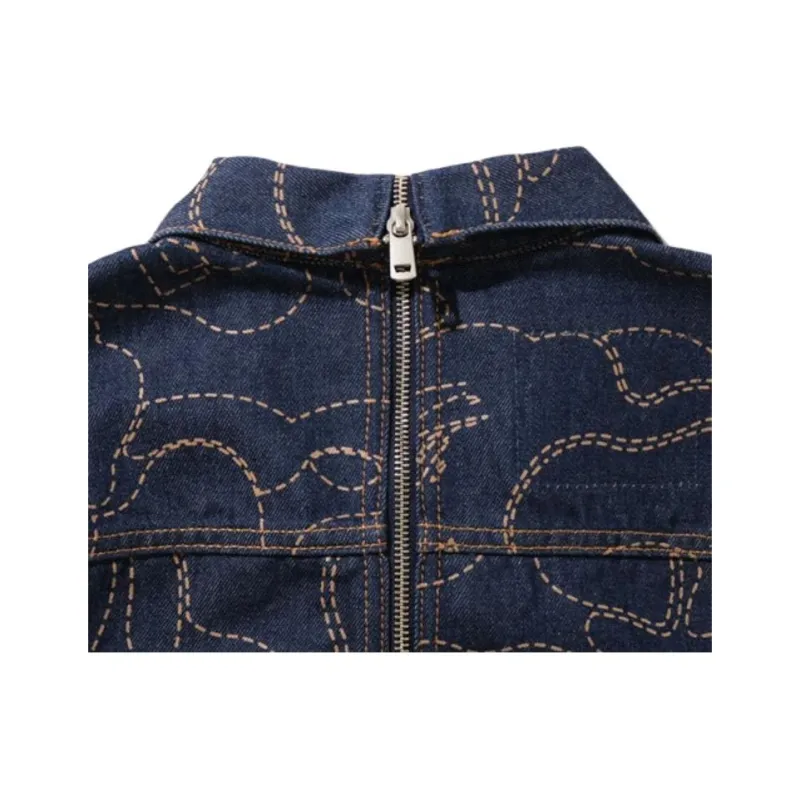 Bape X Levi's Camo Trucker Jacket-2