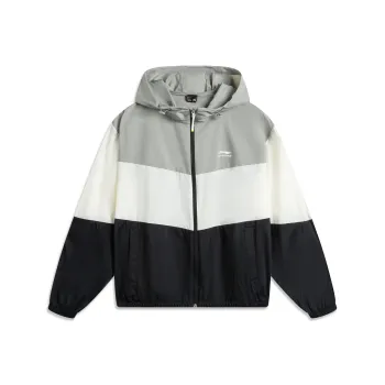 LiNing Trench Coat Unisex Ultimate Gray/Ivory/Black