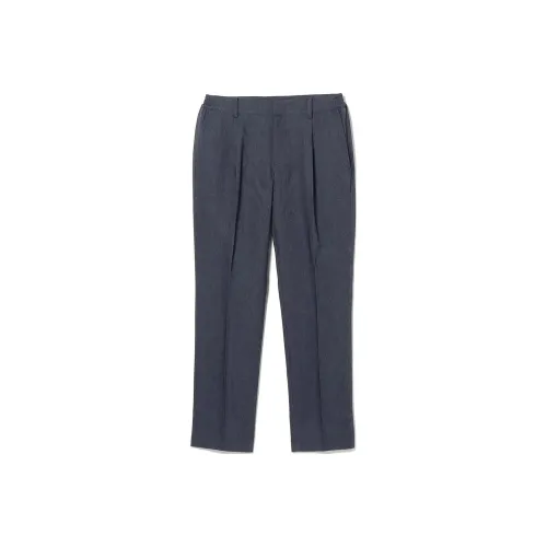 Beams Suit Trousers Men Indigo