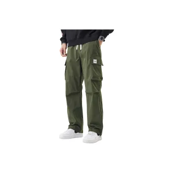 EPTISON Casual Pants Unisex Army Green