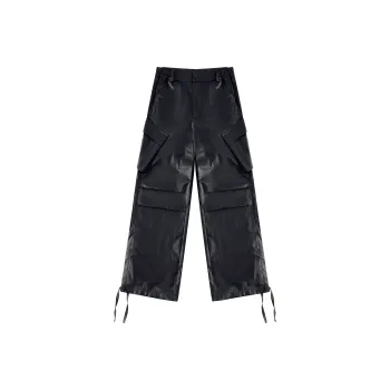 FDR Leather Pants Unisex Black