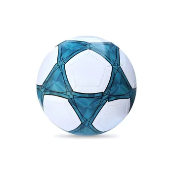 FEIERDUN Size 5 Soccer PU Machine Stitched Soccer Ball Blue