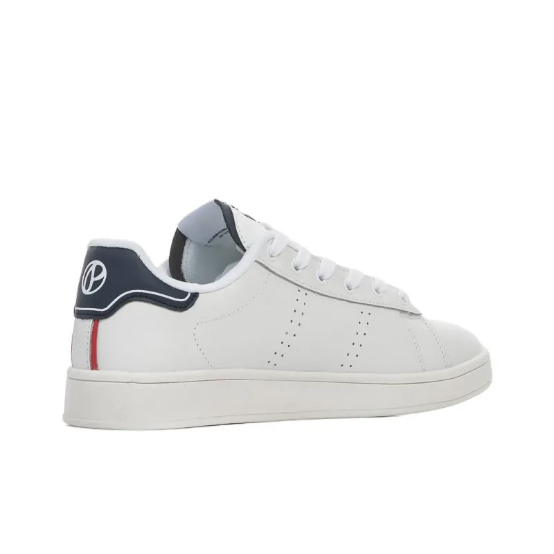 Pepe Jeans PLAYER AIR B Low Top Skateboard Shoes Women's White-1
