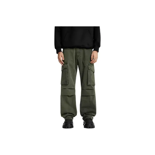 AHAH Casual Pants Men Brown Green