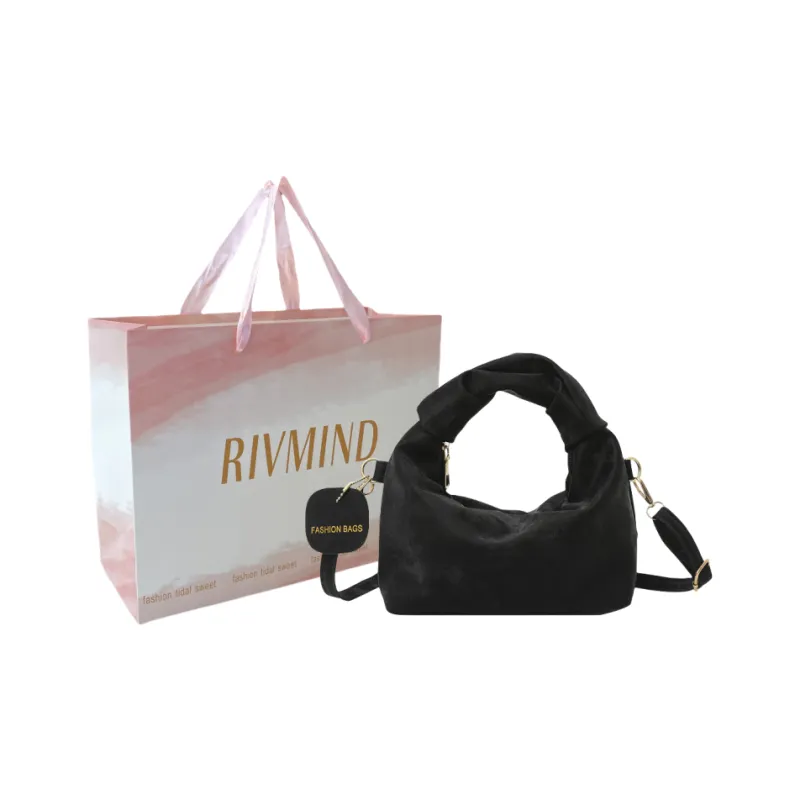 RIVMIND PU Handbag Regular Women's White/Silver/Pink/Black-8