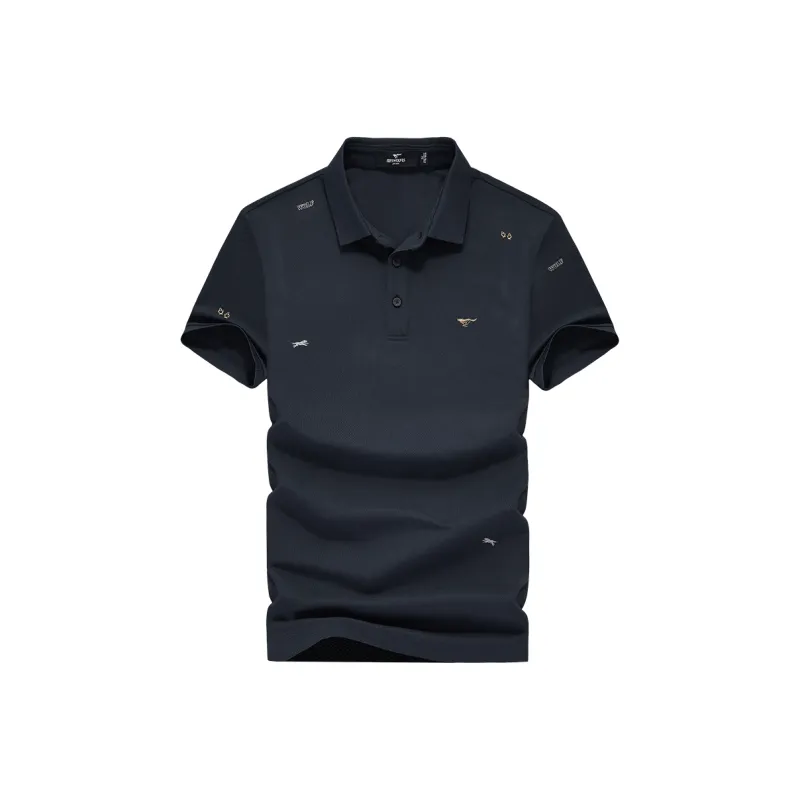 SEPTWOLVES Polo Shirt Unisex Navy Blue-2