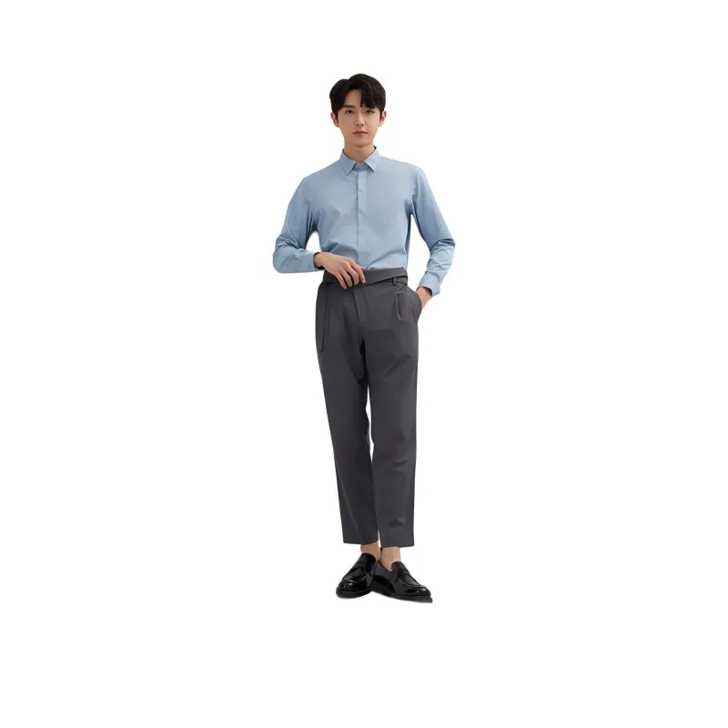ZIOZIA Suit Trouser Men's Charcoal Gray-0