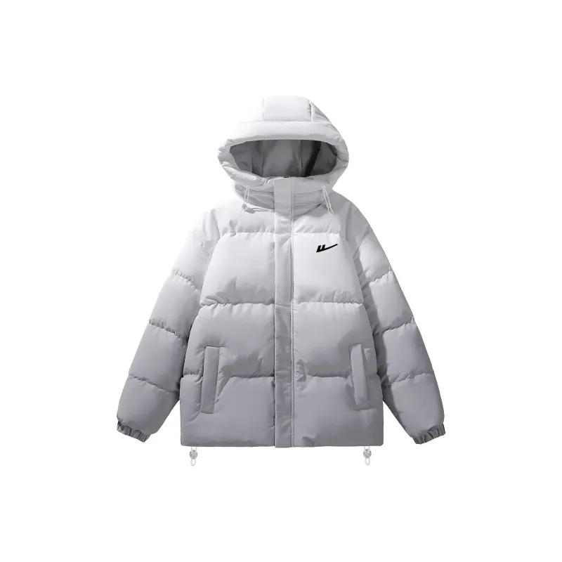 Warrior Puffer Jacket Unisex Gray-2