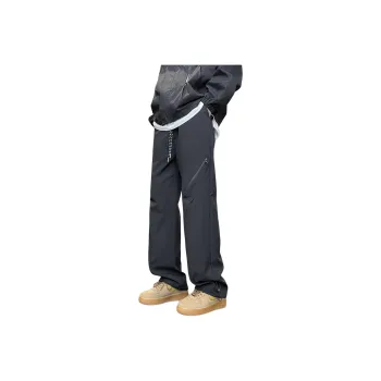 FA2LO Casual Pants Unisex Black