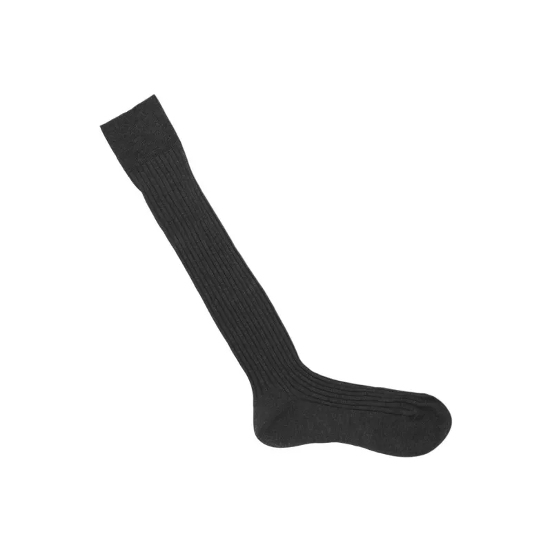 PANTHERELLA Thigh high Socks Men's 1 Pack Black Gray-1