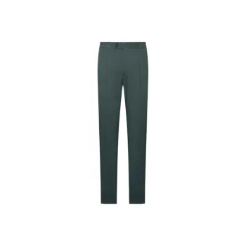 SAINT ANGELO Suit Trouser Men's Moss Green Skin Texture Clean Color