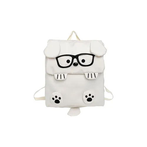 Kaka Tree Oxford Backpack Regular Unisex White/Khaki/Black
