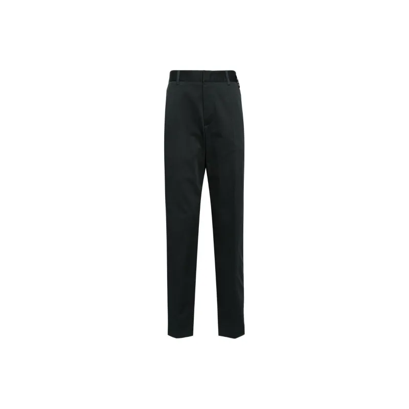 FENDI Logo-appliqué Straight-leg Trousers-0