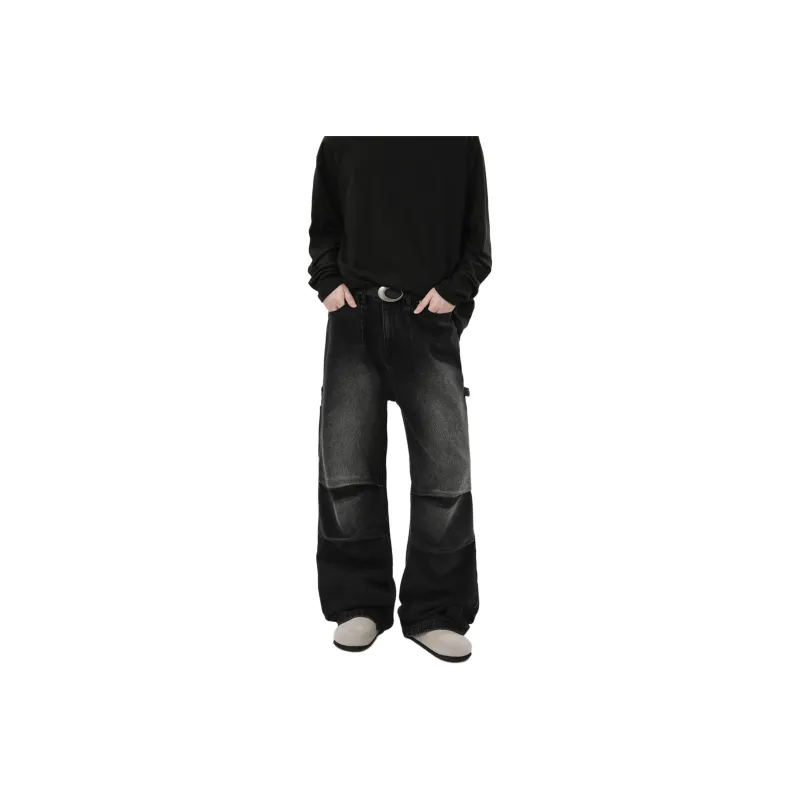 Pirkadat Jeans Unisex Vintage Black-0