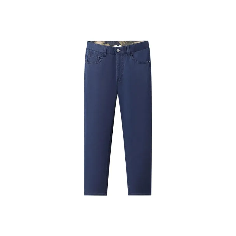 Jeep Casual Pants Men Navy Blue-0
