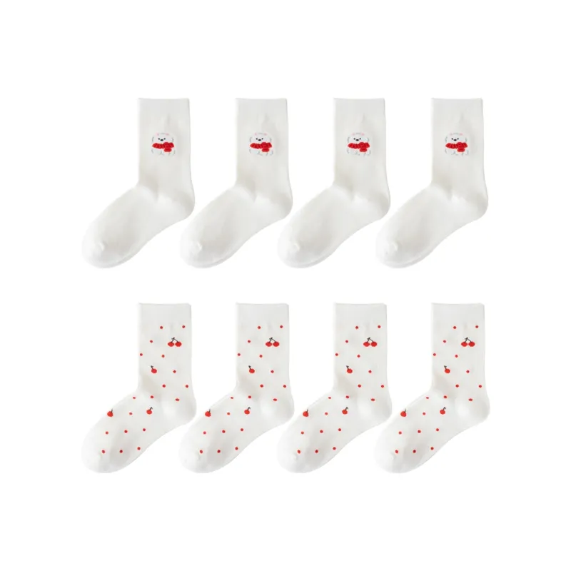 ROBINHOOD Mid Calf Socks Women's Combo Set-28