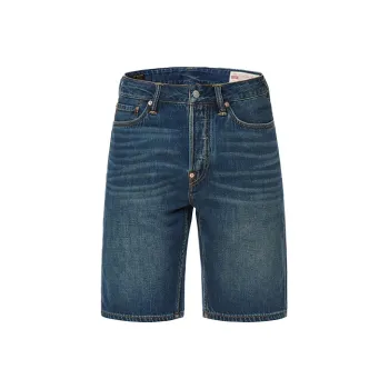 EVISU Denim Shorts Men Denim Blue