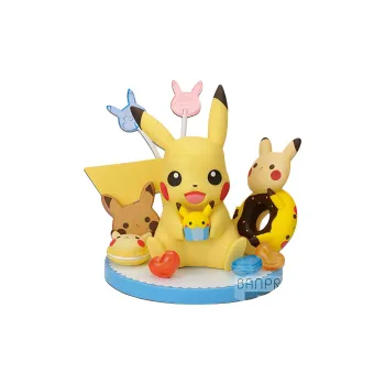 BANPRESTO Pikachu Eyeglass Factory, Pokémon, Cake Scenario, Tea Party Ver Bonus Gift Scale Figures