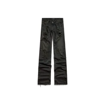 Balenciaga Jeans Slim Fit Men's Dark Charcoal Gray