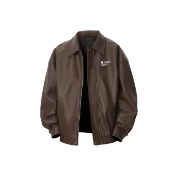 CHARLIE GOLF Leather Jacket Unisex