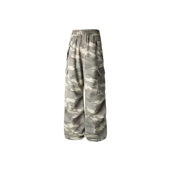 Warrior Ride The Wind Collection Open Ended Smile Collection Cargo Pants Unisex Camouflage