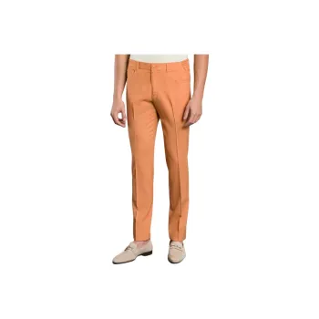 STEFANO RICCI Casual Pants Men's Orange