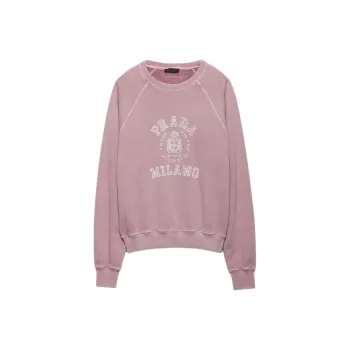 PRADA Logo Printed Crewneck Sweatshirt