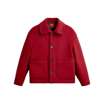ZARA Harry Lambert Co brand Jackets & Coats Unisex Red