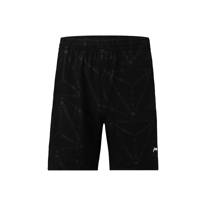 LINING Badminton Series Casual Shorts Men Black-0