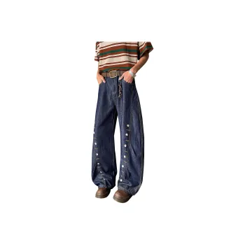 SXSY Jeans Unisex Vintage Blue