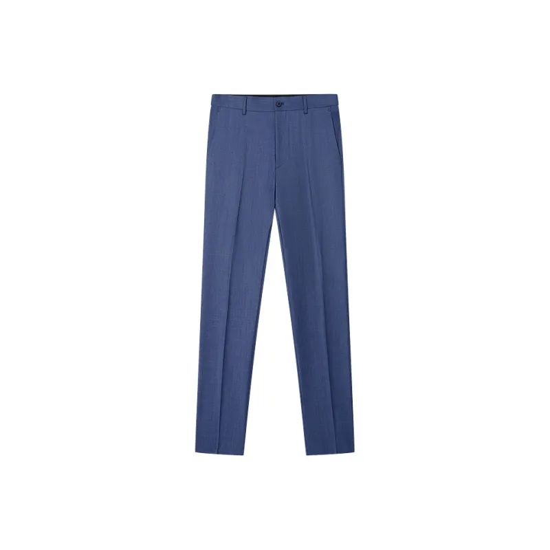 GOLDLION Suit Trousers Men Gray Blue 65-0