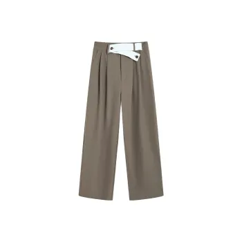 SAME FLOW Suit Trouser Men's Tea Brown
