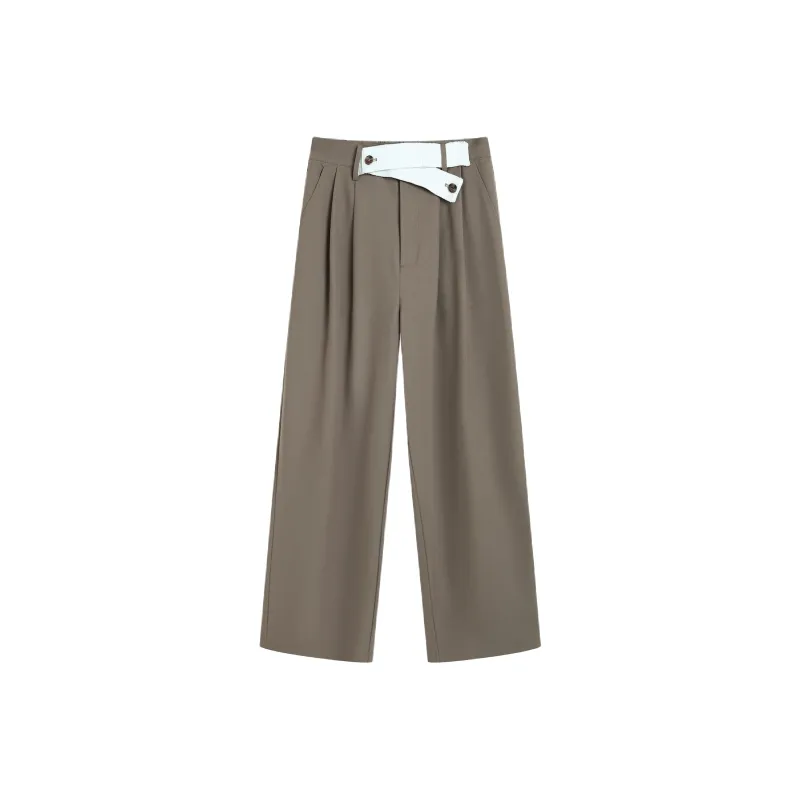 SAME FLOW Suit Trouser Men's Tea Brown-0