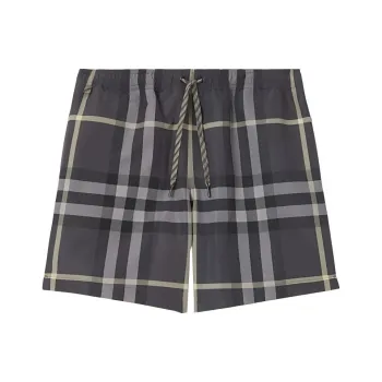 Burberry Checked Martin Swim Shorts