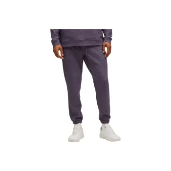 Lululemon Textured Double Knit Knitted Sweatpants Men's Mixed Color Night Black