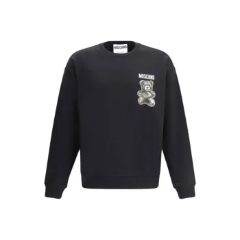 MOSCHINO Teddy Bear Printed Crewneck Sweatshirt