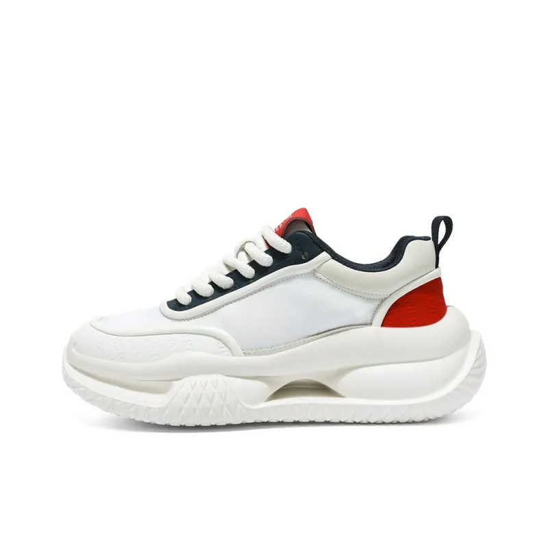 Kuding Breathable And Lightweight Low Top Chunky Sneakers Men's-12