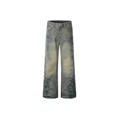 GBXM Jeans Unisex Vintage Blue