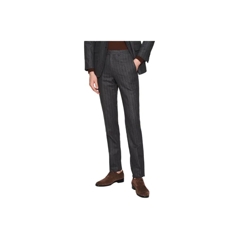 JODOLL Suit Trousers Men Gray-0