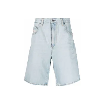 DIESEL Denim Shorts Men Light Blue