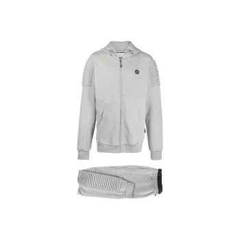 PHILIPP PLEIN Quilted Cotton Tracksuit Set