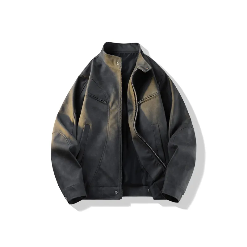 FASTFISH Leather Jackets Unisex-2