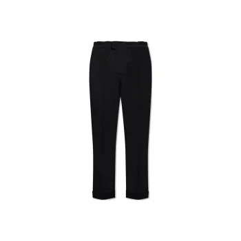 BALMAIN Straight Leg Cropped Trousers