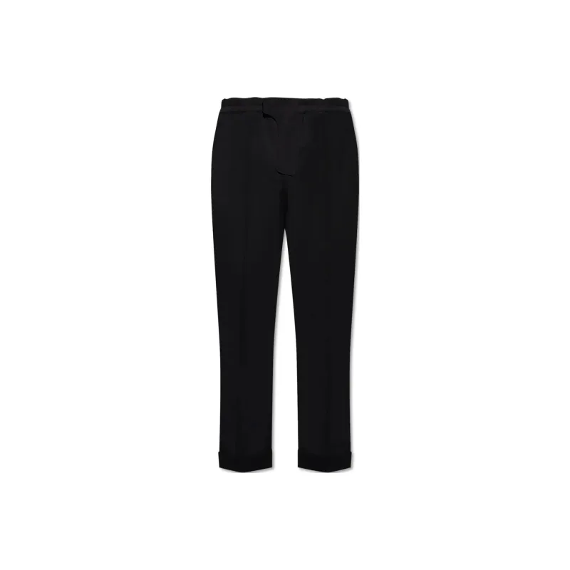 BALMAIN Straight Leg Cropped Trousers-0