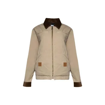 SPORTY & RICH Srhwc Canvas Zipped Jacket