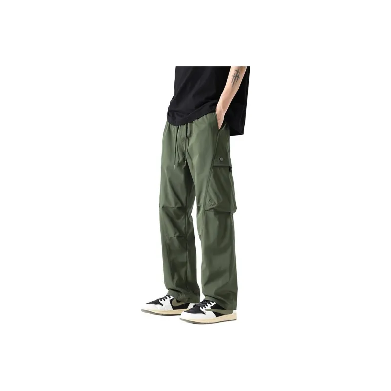 Small Columns Under The Sea Cargo Pants Unisex-2