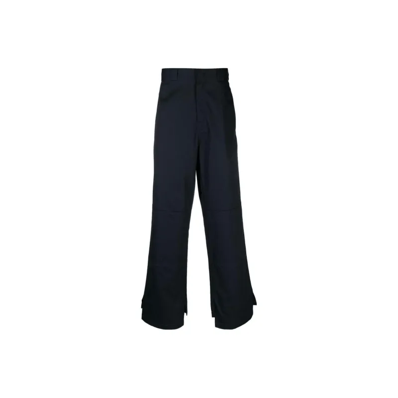 PALM ANGELS Logo Printed Wide-Leg Trousers-0