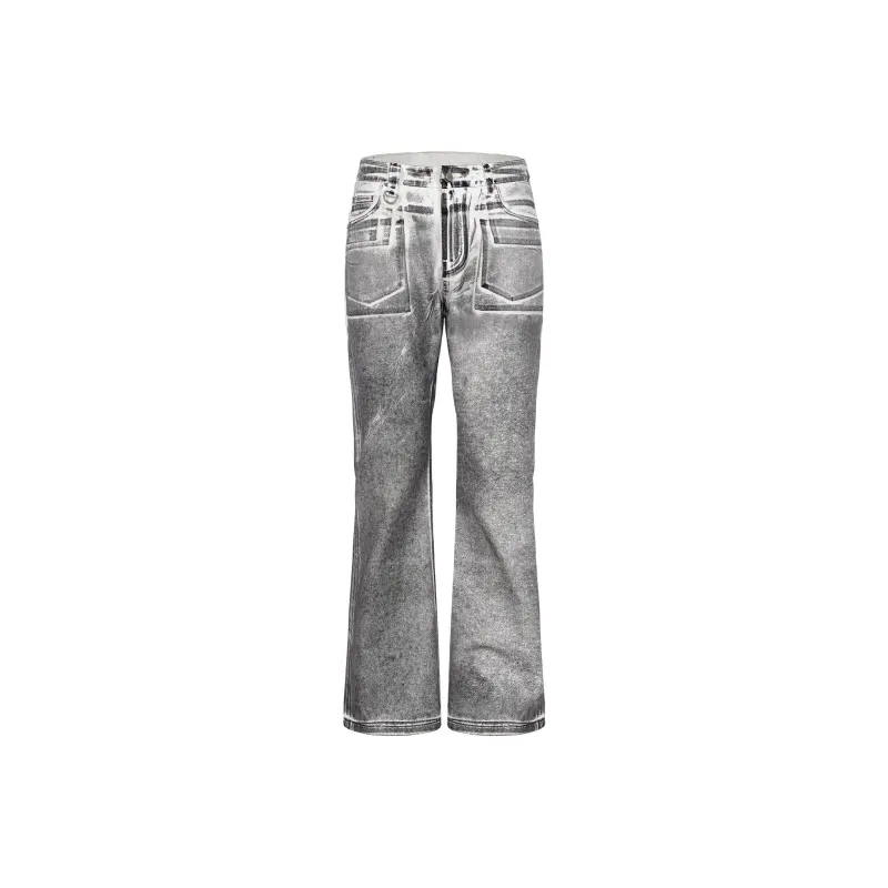 TERRA INCOGNITA Jeans Unisex Black White-0