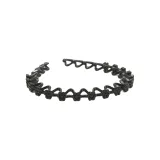Black Diamond Floral Headband