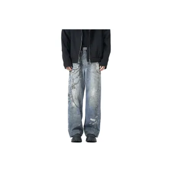 EPTISON Jeans Unisex Vintage Blue